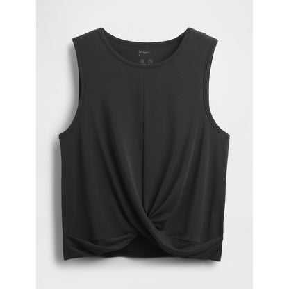 GapFit Breathe Twist-Front Tank Top