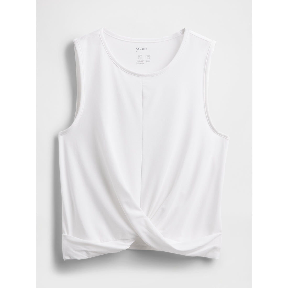 GapFit Breathe Twist-Front Tank Top
