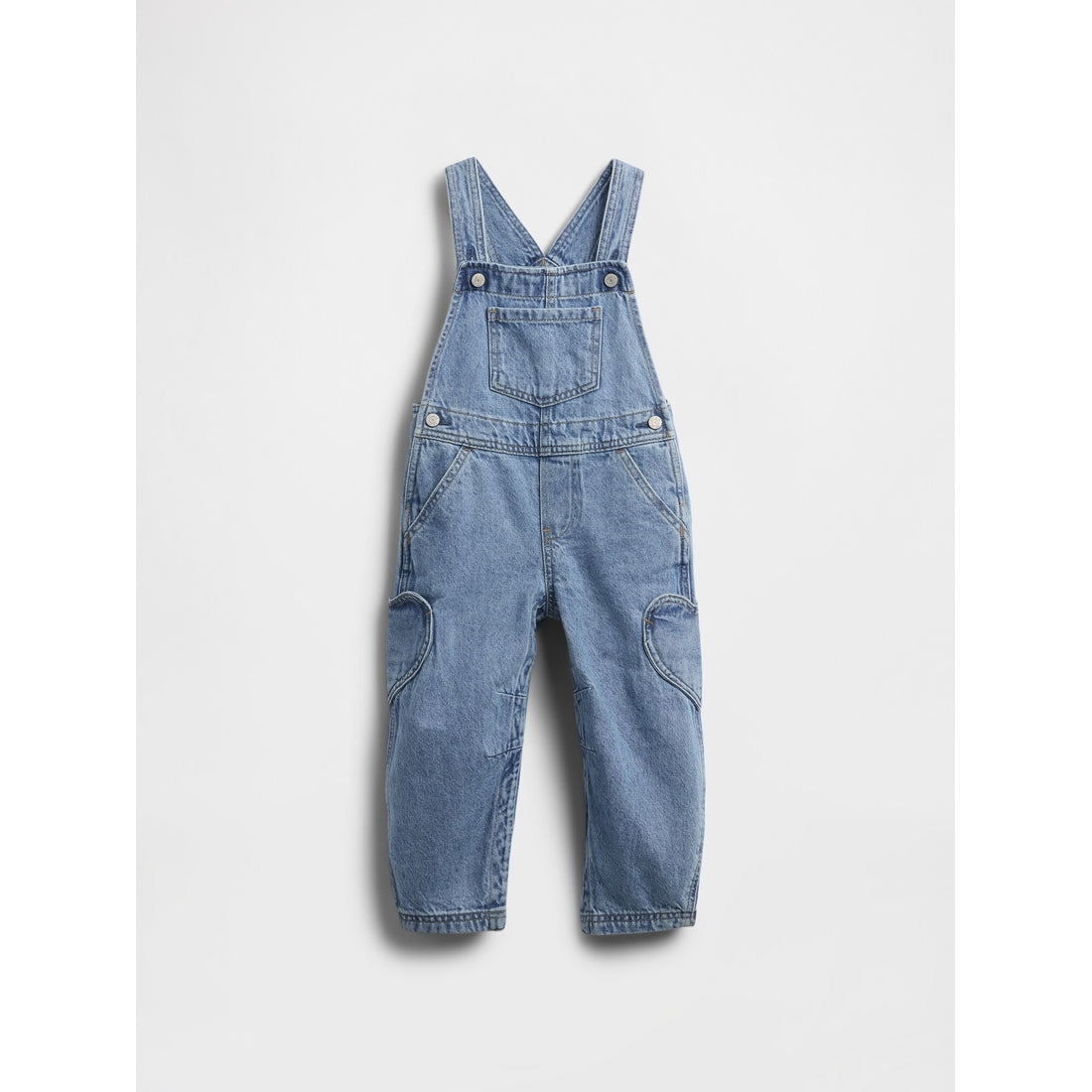 Toddler & Heart Pocket Horseshoe Overalls