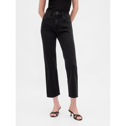 Women's High Rise '90S Slim Straight Crop Jeans