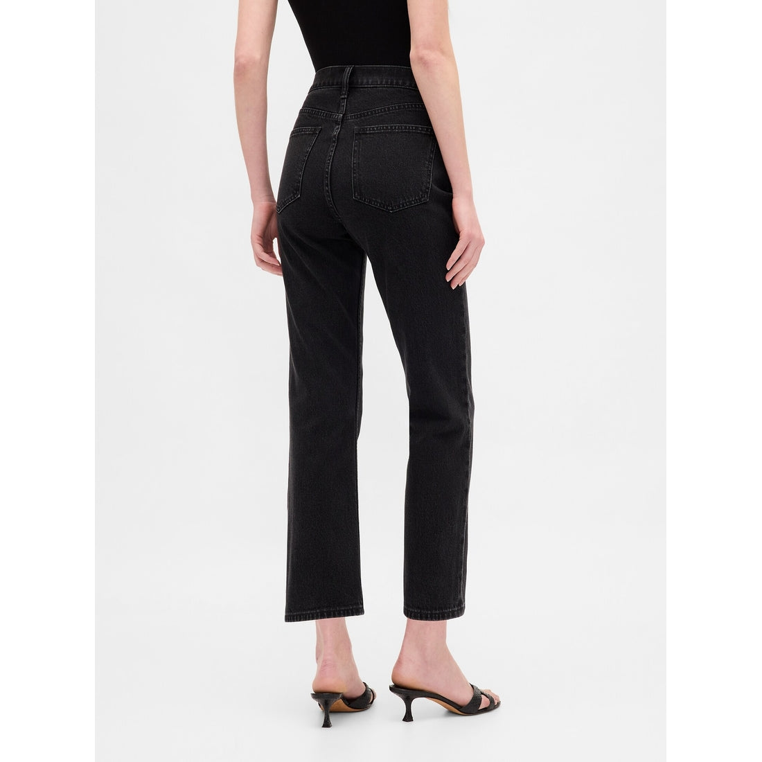 Women's High Rise '90S Slim Straight Crop Jeans