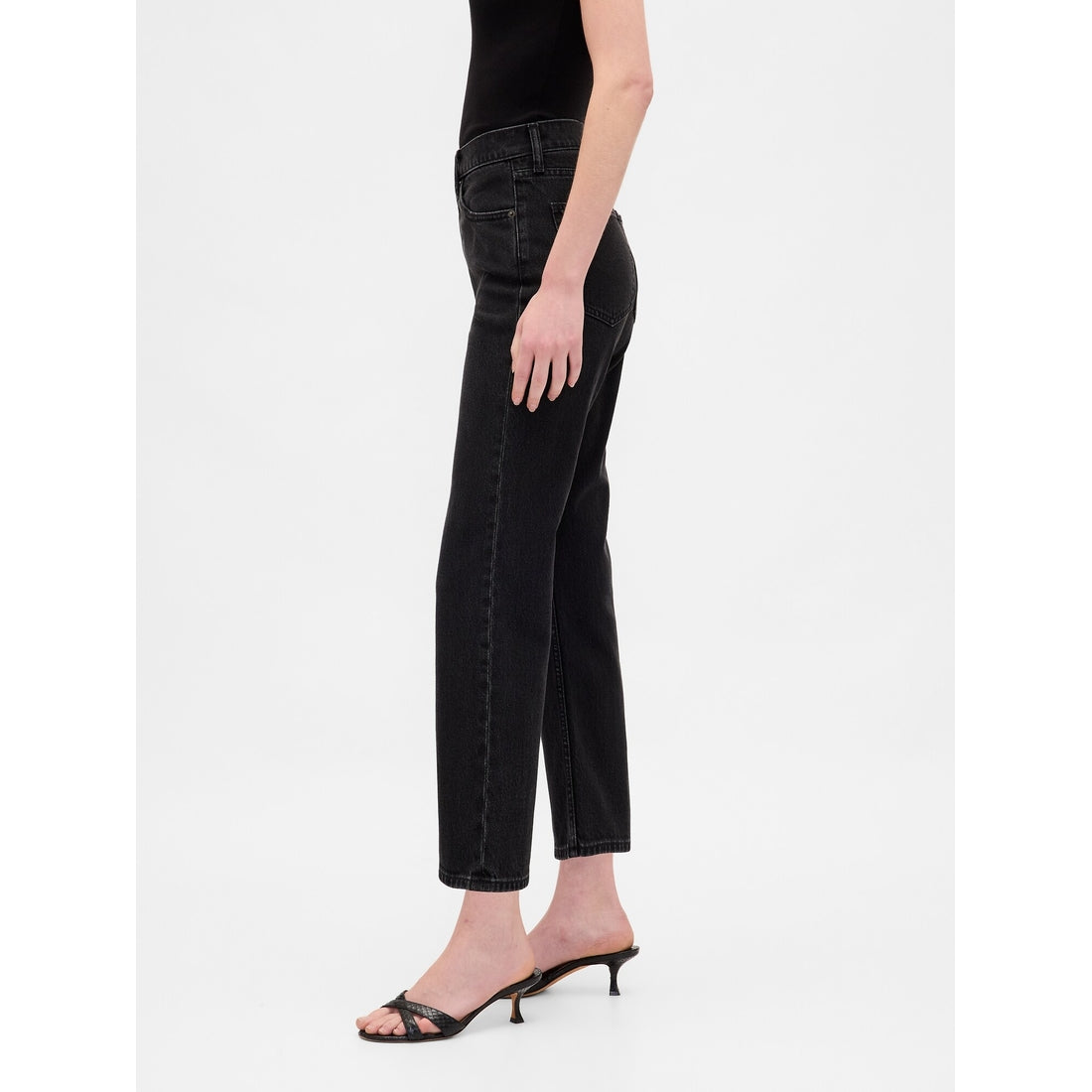 Women's High Rise '90S Slim Straight Crop Jeans