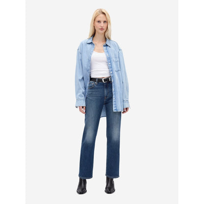 Women's High Rise '90S Slim Straight Crop Jeans