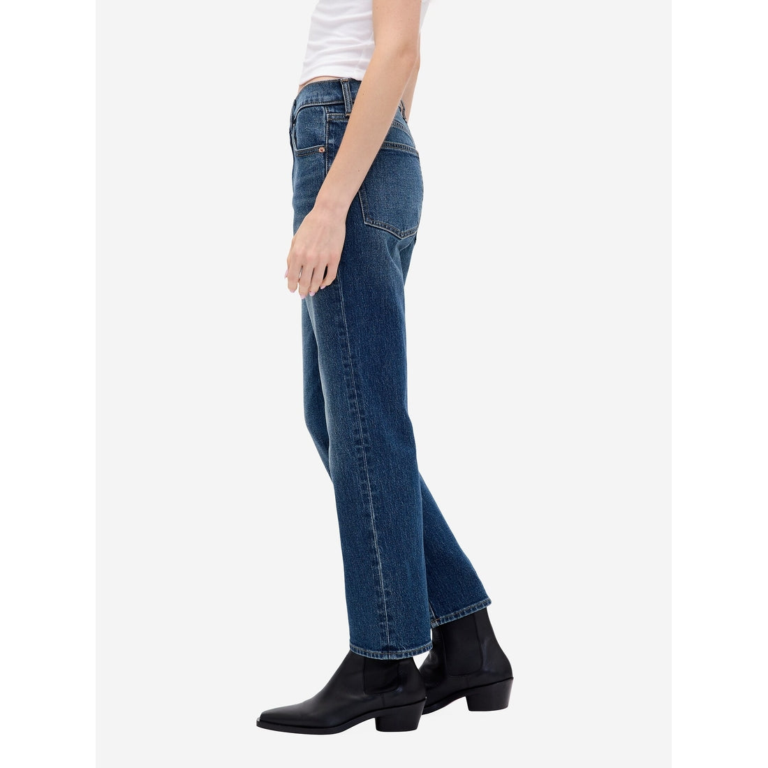 Women's High Rise '90S Slim Straight Crop Jeans