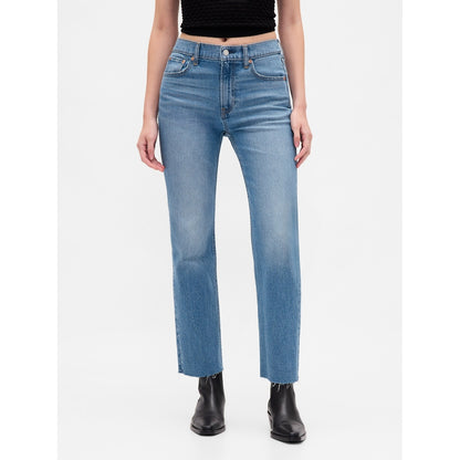 Women's High Rise '90S Slim Straight Crop Jeans