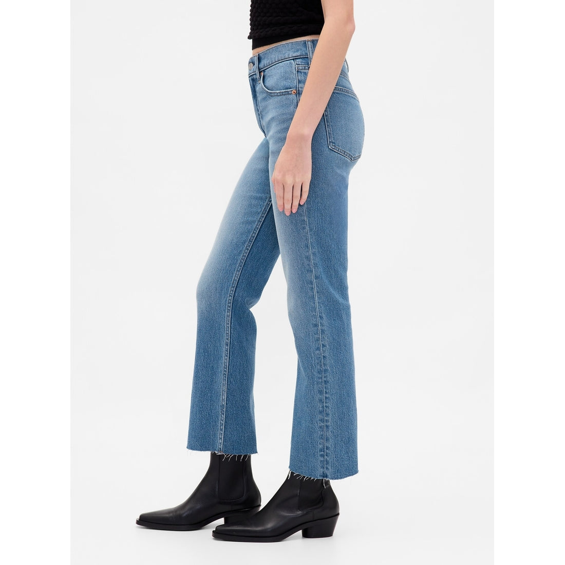 Women's High Rise '90S Slim Straight Crop Jeans