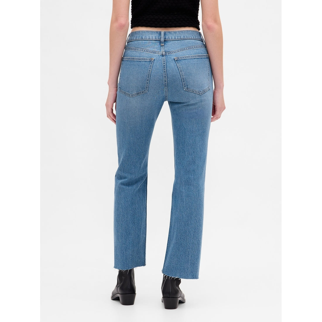 Women's High Rise '90S Slim Straight Crop Jeans