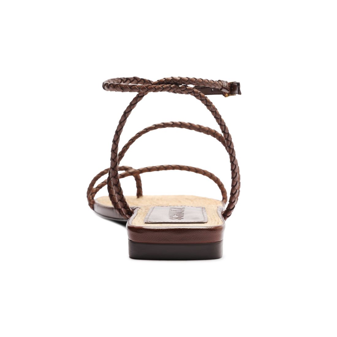 Schutz Women's Kaya Straw Flat Sandals