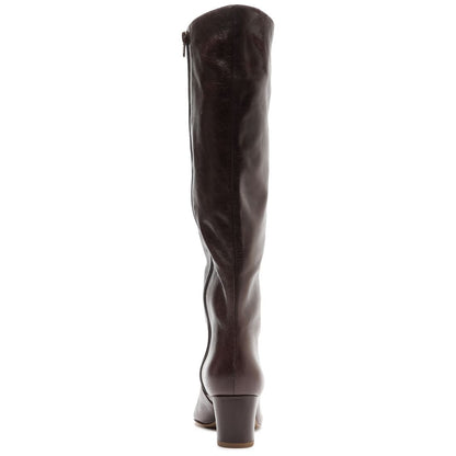 Arezzo Women's Julie Mid Block Heel Knee Boots