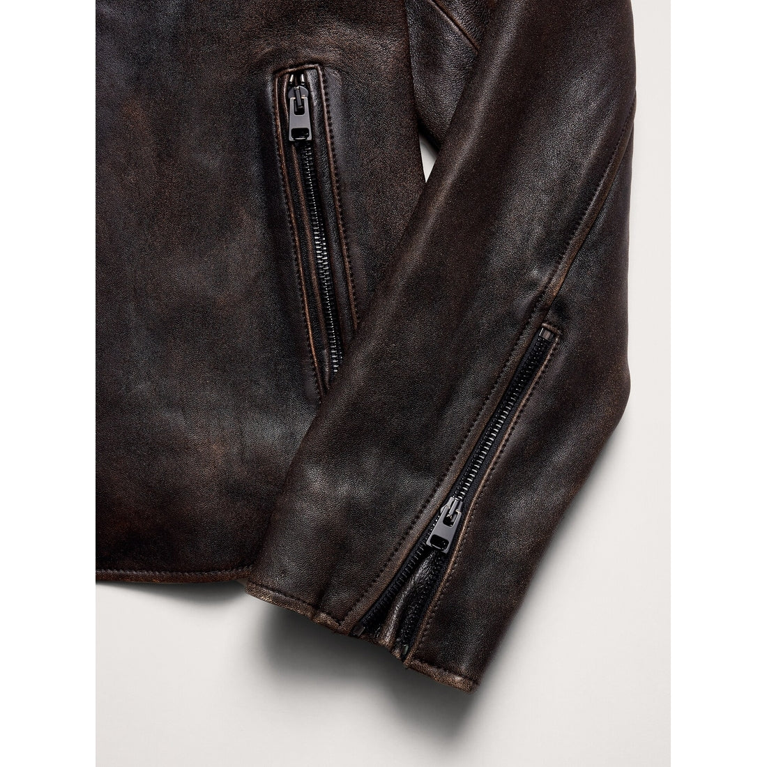 Men's Leather Racing Jacket