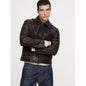 Men's Leather Racing Jacket