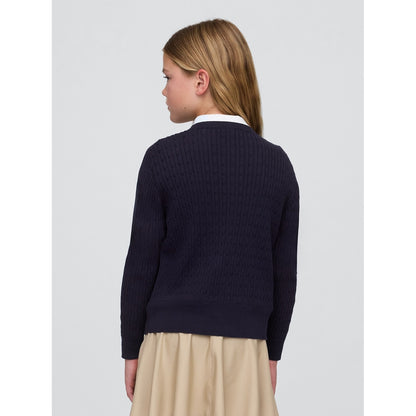 Girls' Uniform Cardigan Sweater