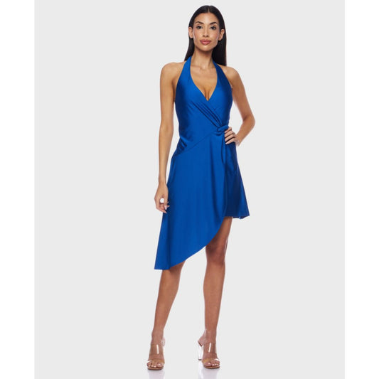 Alex & Sophia Juniors' Asymmetrical Side Tie Dress