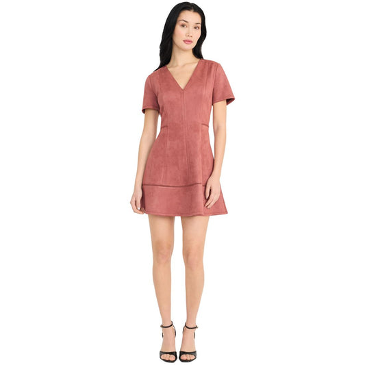 Donna Morgan Women's V-Neck Mini Dress