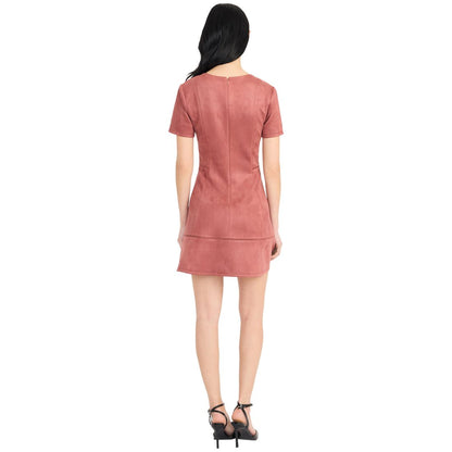Donna Morgan Women's V-Neck Mini Dress