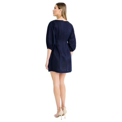 Luxely Women's Dolman-Sleeve Boat Neck Mini Dress
