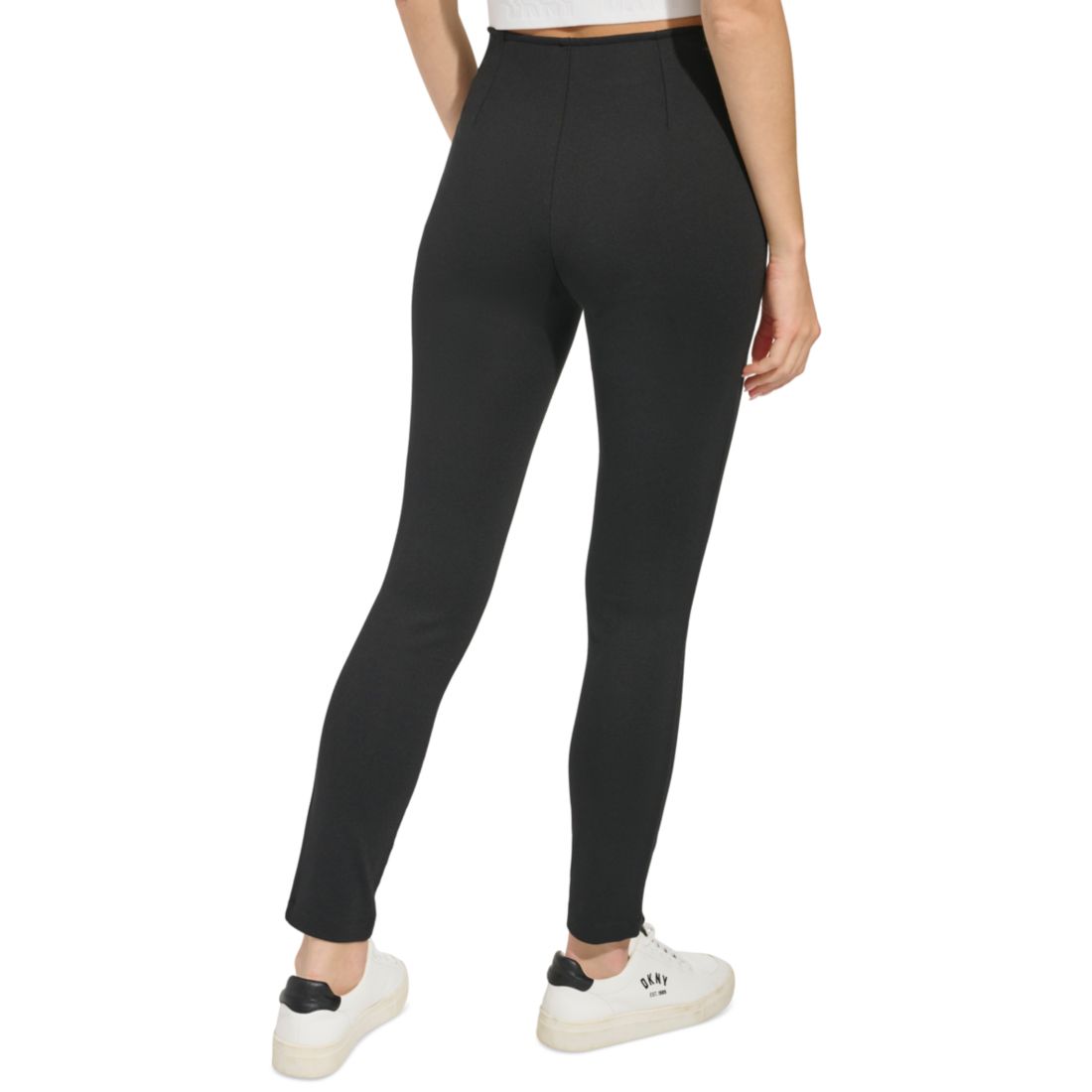 Dkny Slim Leg Pull On Ponte Ankle Pant