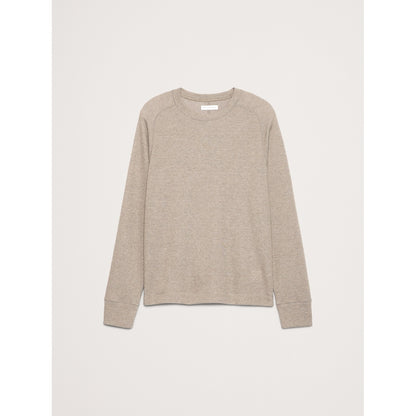 Men's Slub Double-Knit Crew-Neck T-Shirt
