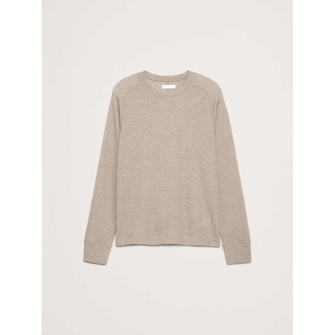 Men's Slub Double-Knit Crew-Neck T-Shirt