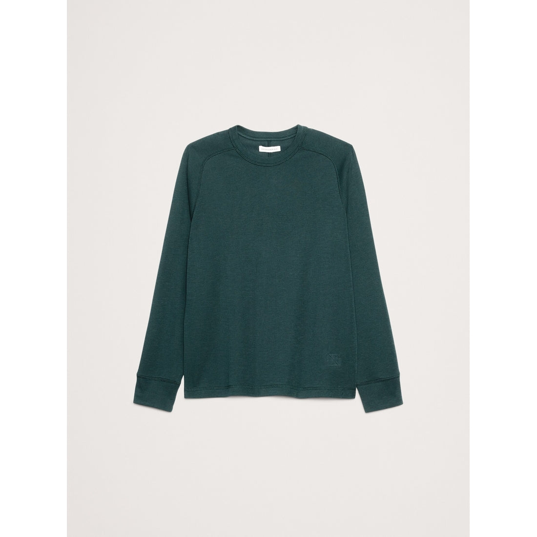 Men's Slub Double-Knit Crew-Neck T-Shirt