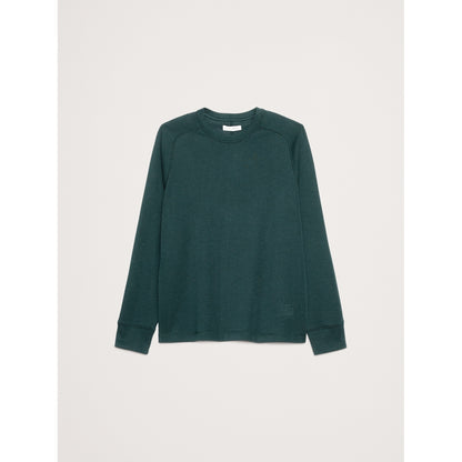 Men's Slub Double-Knit Crew-Neck T-Shirt