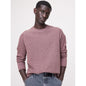 Men's Slub Double-Knit Crew-Neck T-Shirt