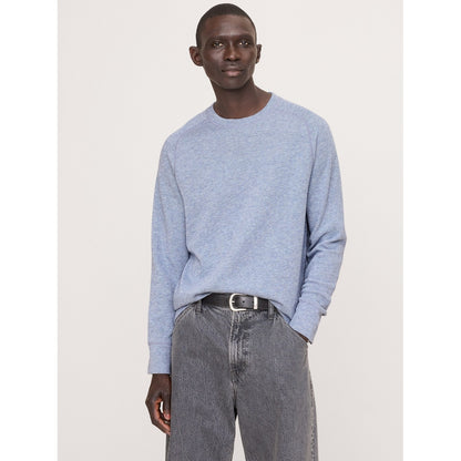 Men's Slub Double-Knit Crew-Neck T-Shirt