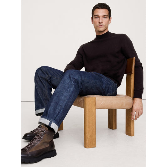Men's Merino Mock-Neck Sweater
