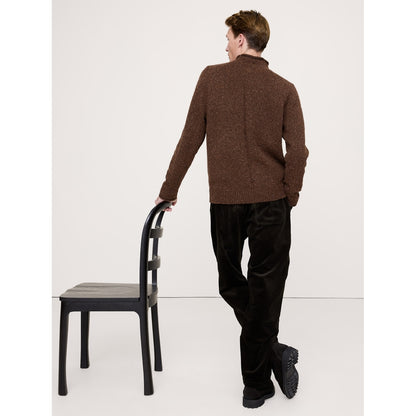 Men's Donegal Roll-Neck Sweater