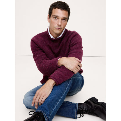 Men's Donegal Roll-Neck Sweater