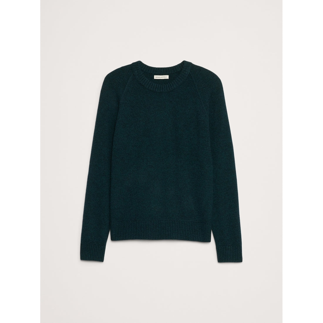 Men's Italian Merino-Blend Crew-Neck Sweater