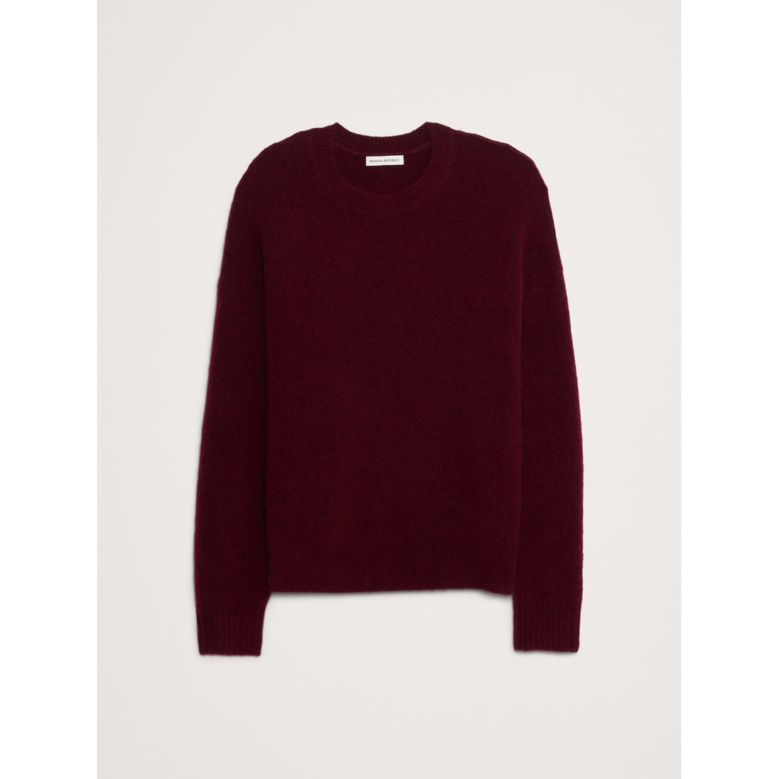 Men's Fluffy Crew-Neck Sweater