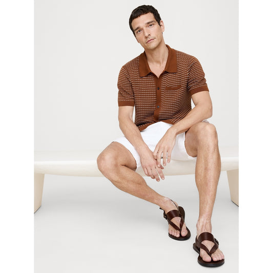 Men's Stripe Cotton Resort Shirt