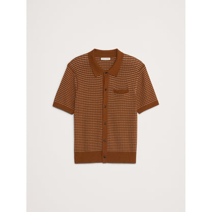 Men's Stripe Cotton Resort Shirt