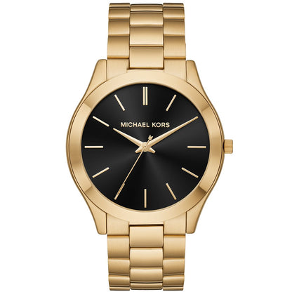 Michael Kors Unisex Slim Runway Ion-Plated Stainless Steel Bracelet Watch 44mm