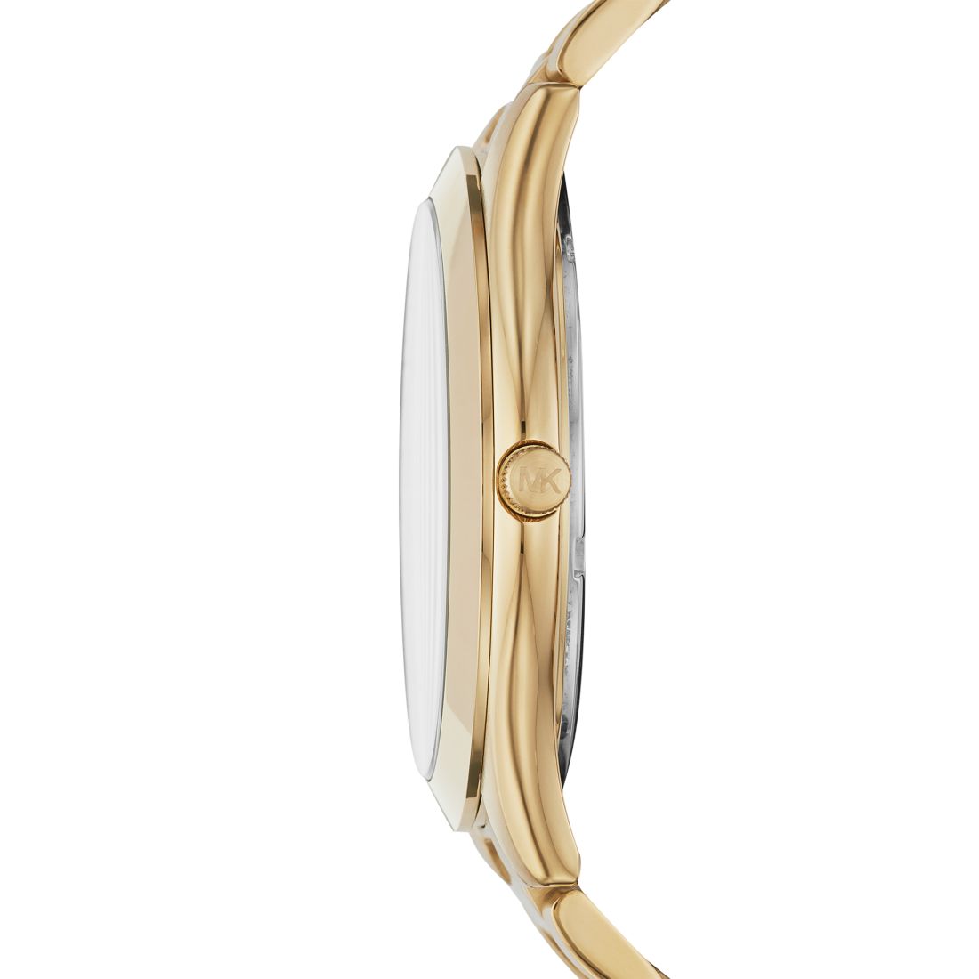 Michael Kors Unisex Slim Runway Ion-Plated Stainless Steel Bracelet Watch 44mm
