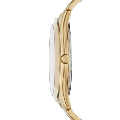 Michael Kors Unisex Slim Runway Ion-Plated Stainless Steel Bracelet Watch 44mm