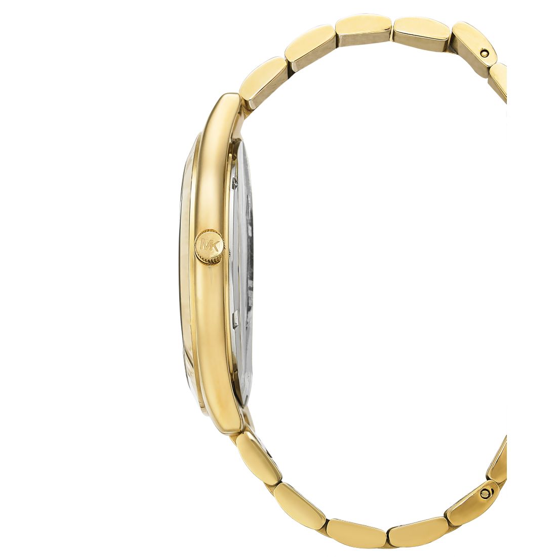 Michael Kors Unisex Slim Runway Ion-Plated Stainless Steel Bracelet Watch 44mm