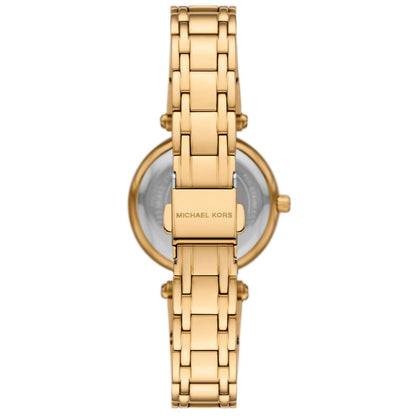 Michael Kors Women's Laney Three-Hand Gold-Tone Stainless Steel Watch, 30mm