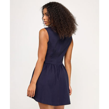 Seni & Cade Juniors' Sleeveless Drop Waist Short Dress