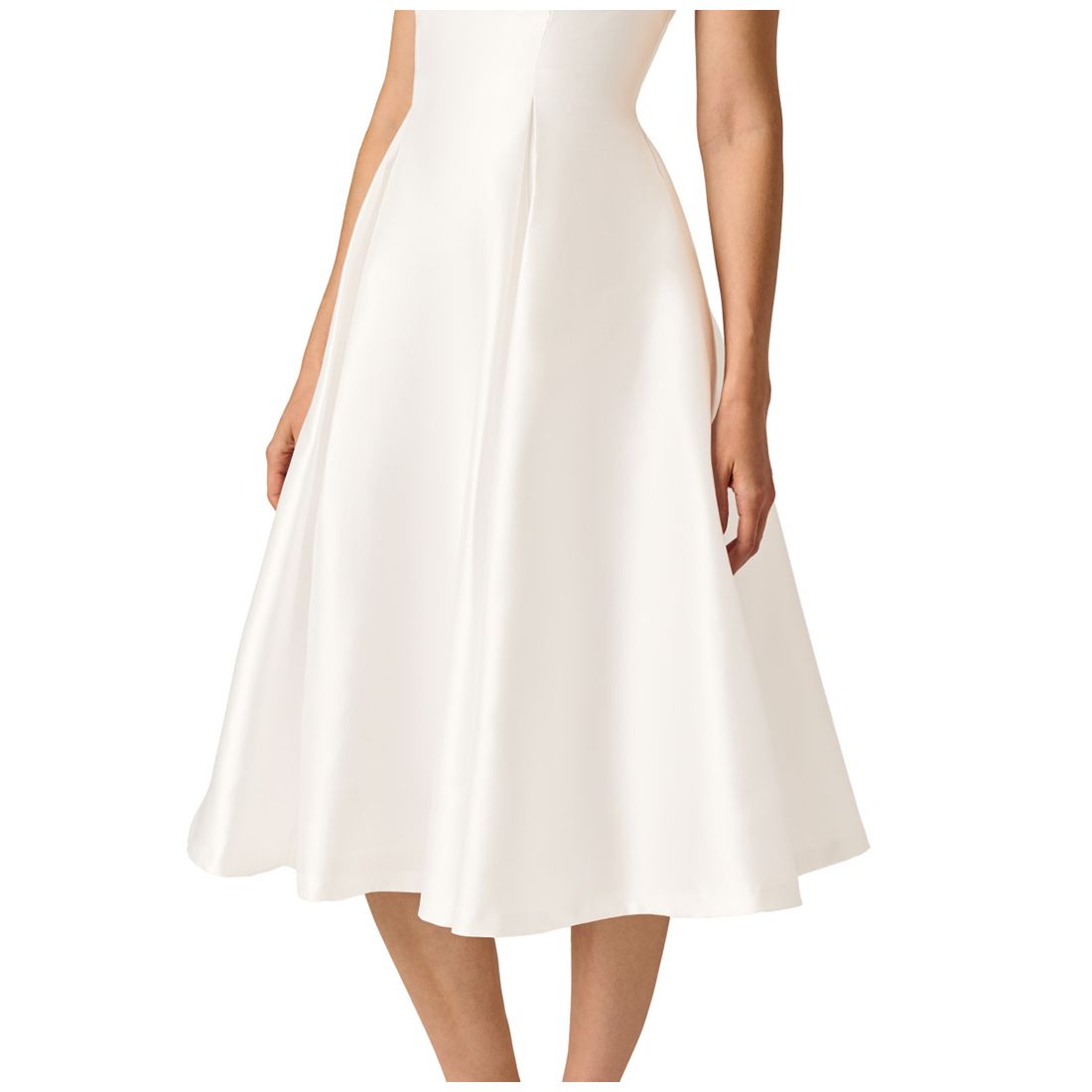 Adrianna Papell Boat-Neck A-Line Dress
