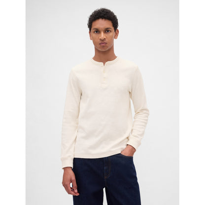 Men's Double-Knit Henley T-Shirt