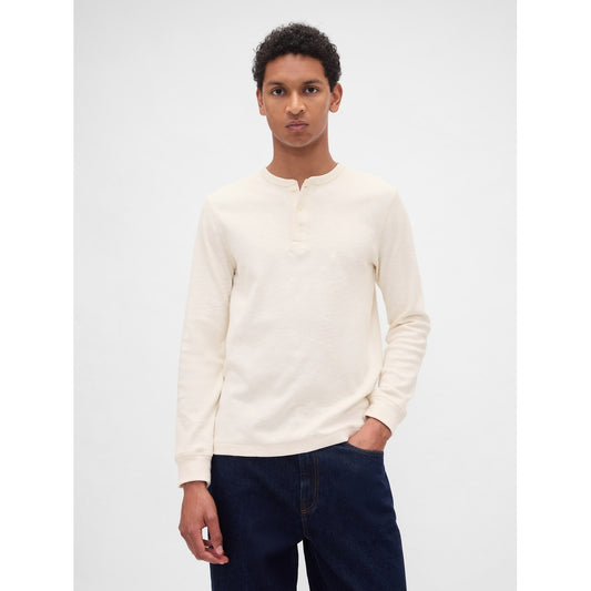 Men's Double-Knit Henley T-Shirt