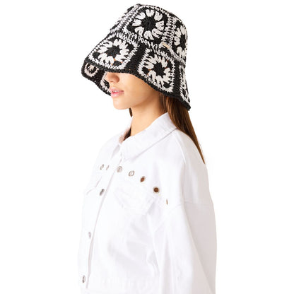 Steve Madden Bright Nomad Straw Bucket Hat