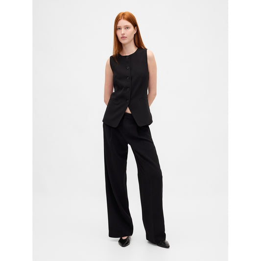 Women's 365 Low Rise Pleated Wide-Leg Trousers