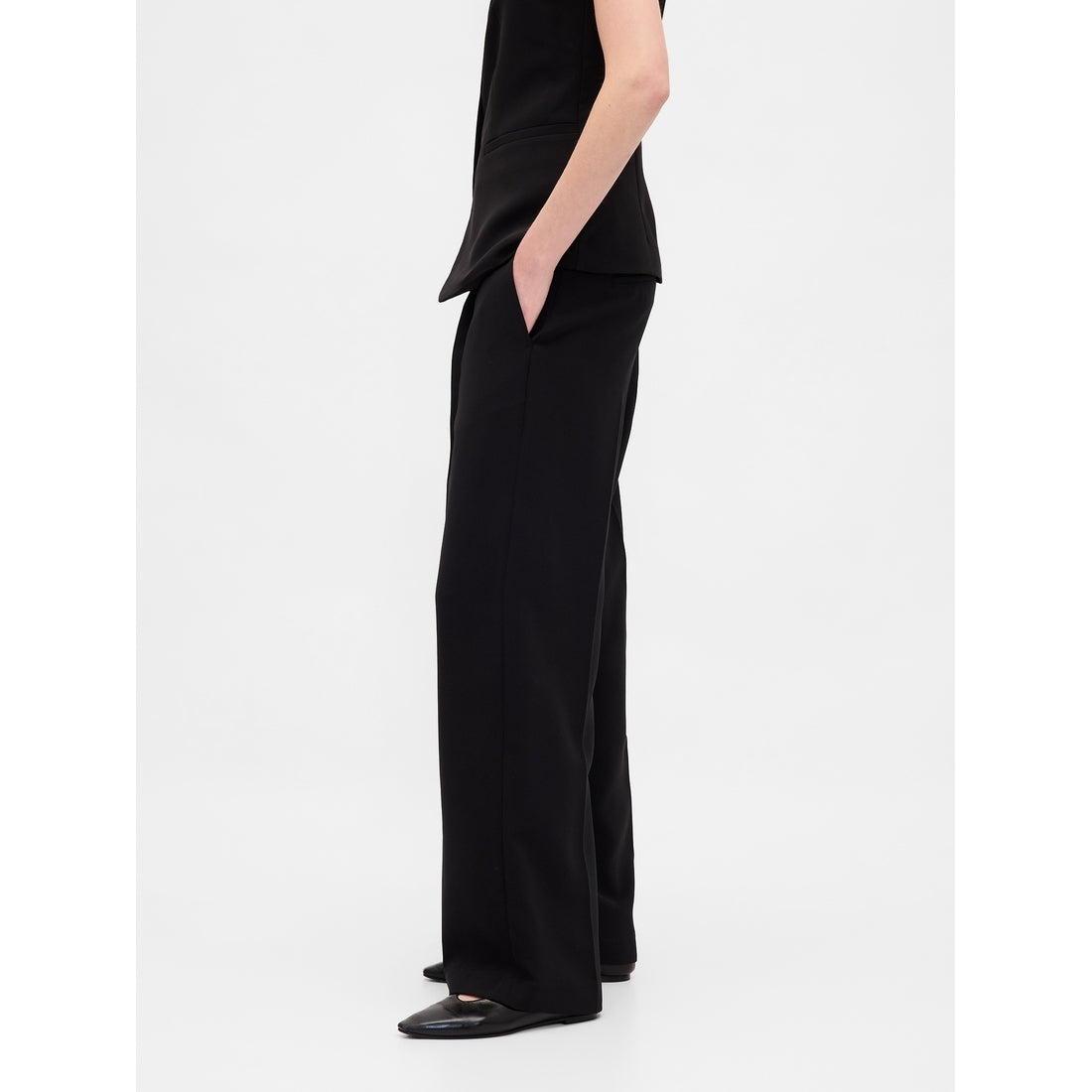 Women's 365 Low Rise Pleated Wide-Leg Trousers