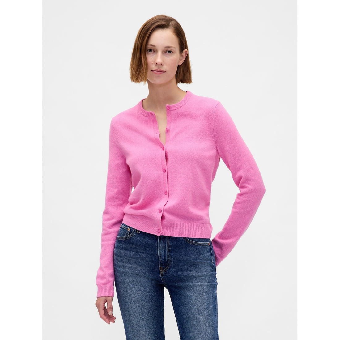 Women's Cashsoft Crop Cardigan