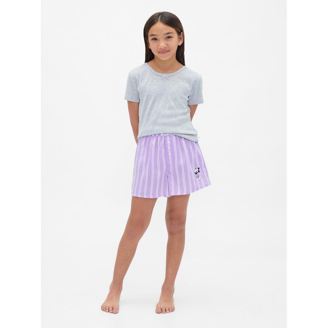 Girls' × Disney Recycled Flannel Pj Boxer Shorts
