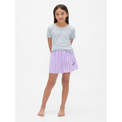Girls' × Disney Recycled Flannel Pj Boxer Shorts
