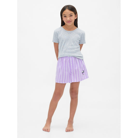 Girls' × Disney Recycled Flannel Pj Boxer Shorts